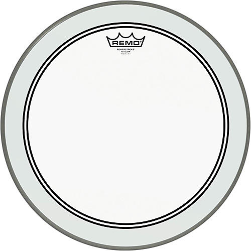 Remo Powerstroke 3 Clear Bass Drum Head With Impact Patch 22 in.