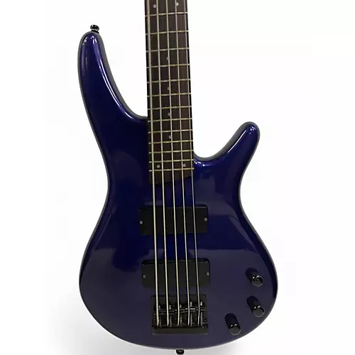 Used Ibanez SR405 5 String Jewel Blue Electric Bass Guitar Jewel Blue
