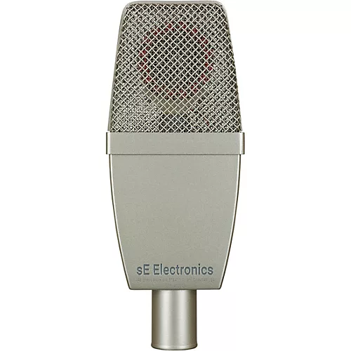 sE Electronics sE T1 Large Diaphragm Condenser Cardioid Microphone w/Mount and Case Titanium