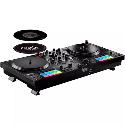 Hercules DJ DJControl Inpulse T7 2-Channel Motorized DJ Controller Black
