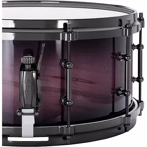 Ludwig Exotic Select Snare Drum with Black Nickel Hardware 14 x 6.5 in. Black Gold Burst
