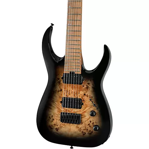 Jackson Pro Series Signature Misha Mansoor Juggernaut HT7P Black Burst Burl