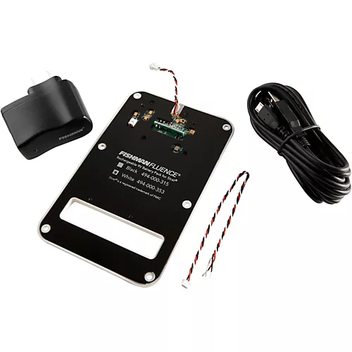Fishman Fluence 9V Rechargeable Battery Pack for Strat White