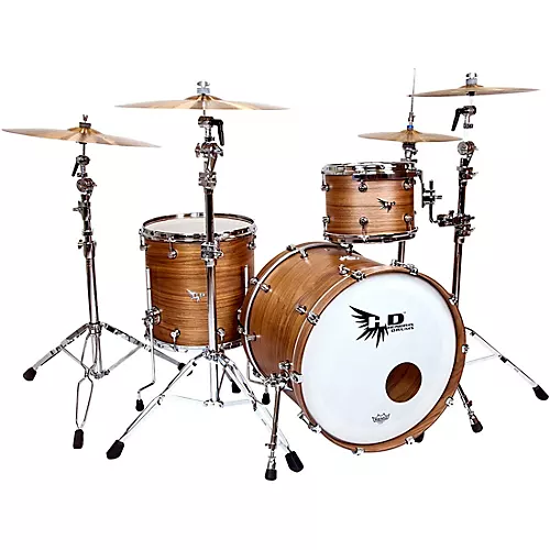 Hendrix Drums Perfect Ply Series Walnut 3-Piece Shell Pack Satin