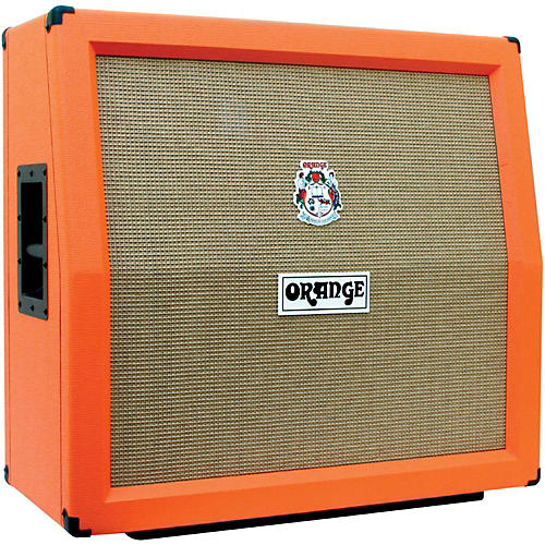 Orange Amplifiers PPC Series PPC412-A 240W 4x12 Guitar Speaker Cabinet Orange Slant