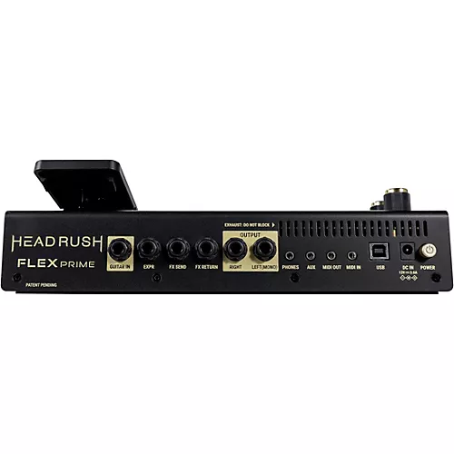 HeadRush Flex Prime Guitar Multi-Effects Processor & Amp Modeler Pedal Black