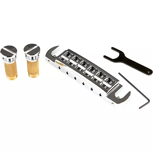 TonePros Wraparound PRS Bridge and Locking Stud Set Chrome