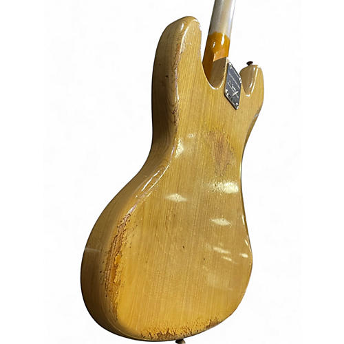 Used Fender CUSTOM JAZZ BASS LIMITED Natural Electric Bass Guitar Natural