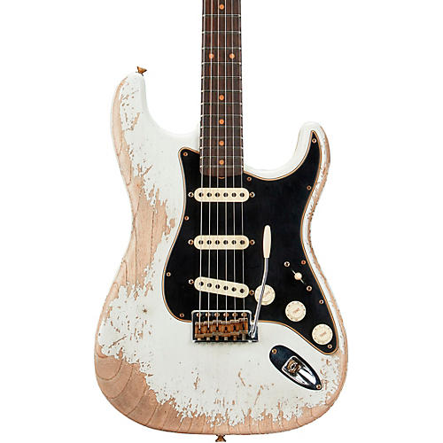 Fender Custom Shop Limited-Edition Poblano Stratocaster Super Heavy Relic Electric Guitar Aged Black