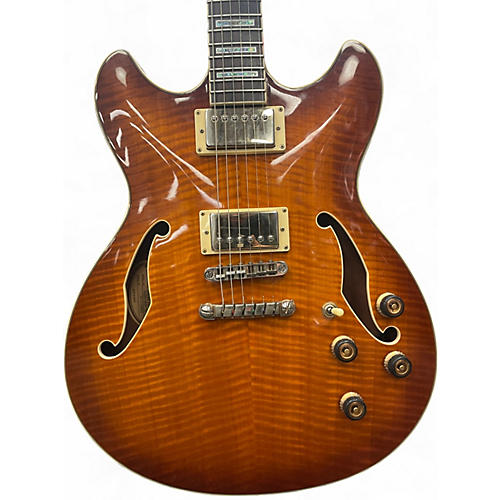 Used Ibanez AS93-VLS-12-03 violin burst Hollow Body Electric Guitar violin burst