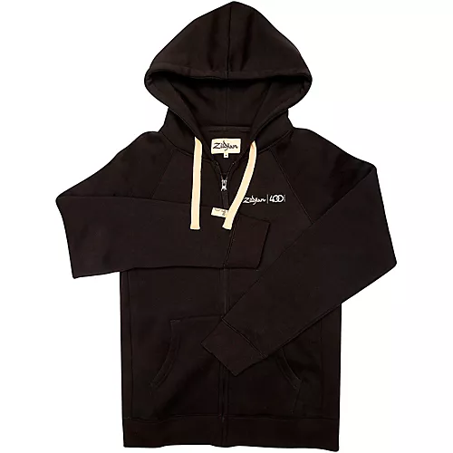 Zildjian Limited Edition 400th Anniversary Zip Up Hoodie X Large Black