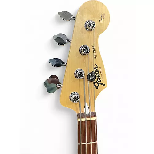 Used Fender Standard Jazz Bass Black Electric Bass Guitar Black