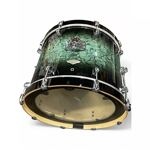 Used TAMA 4 Piece Starclassic Performer Molten Steel Blue Burst Drum Kit Molten Steel Blue Burst