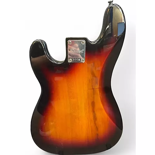 Used 2022 Squier Precision Bass 3 Tone Sunburst Electric Bass Guitar 3 Tone Sunburst