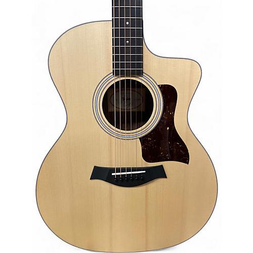 Used Taylor 214CE Natural Acoustic Electric Guitar Natural