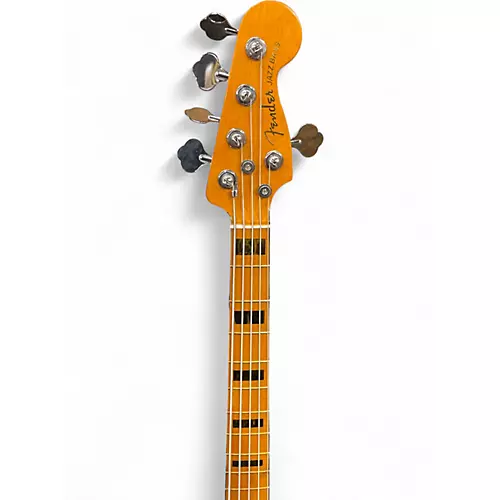 Used Fender American Ultra Jazz Bass V ARCTIC PEARL Electric Bass Guitar ARCTIC PEARL