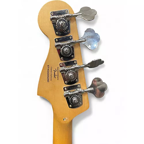 Used Squier Precision Bass Red Electric Bass Guitar Red