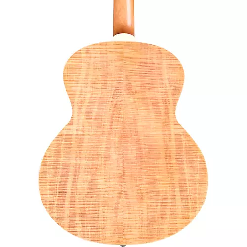 Guild Jumbo Junior Acoustic-Electric Bass Guitar Flame Maple