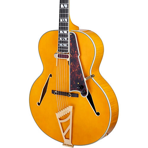 D'Angelico Excel Style B Archtop Electric Guitar Amber