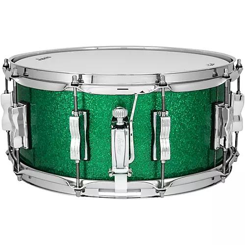 Ludwig Classic Oak Snare Drum 14 x 6.5 in. Green Sparkle
