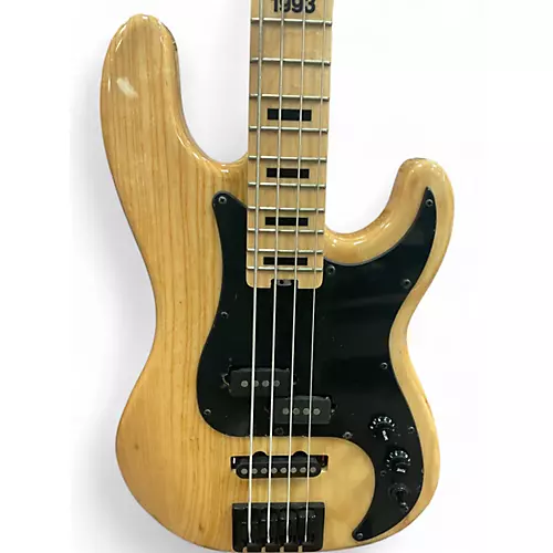 Used Schecter Guitar Research Justin Beck V Ani Natural Electric Bass Guitar Natural