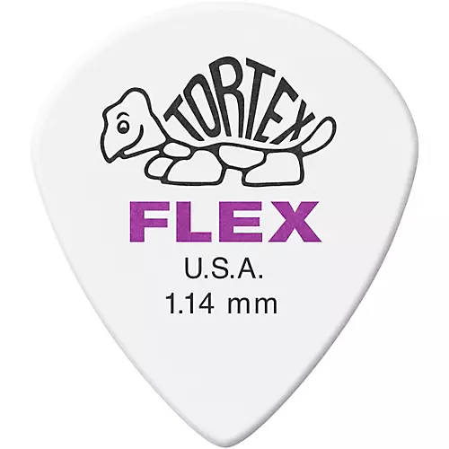 Dunlop 468 Tortex Flex Jazz III Picks 1.14 mm 72 Pack