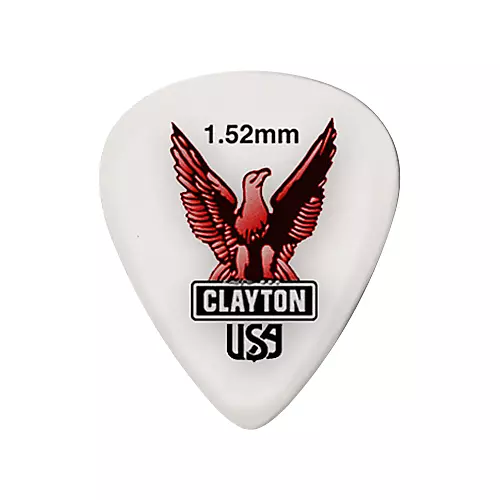 Clayton Acetal Standard Guitar Picks .63 mm 1 Dozen