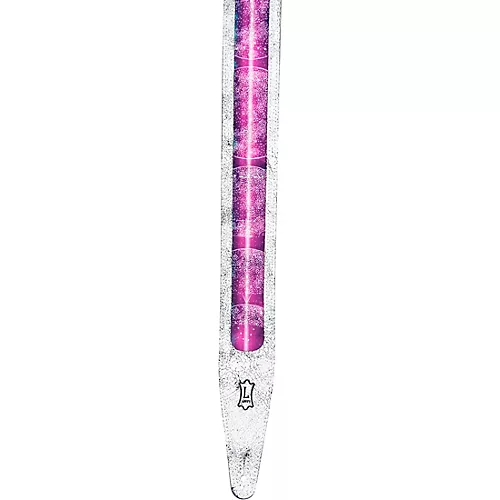 Levy's Interstellar Series Window Cutout Leather Guitar Strap White 2.5 in.