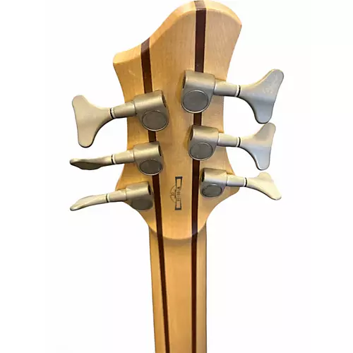 Used 2010s Ibanez BTB406 6 String Trans Black Electric Bass Guitar Trans Black