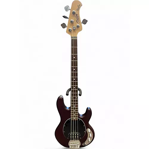 Used Sterling by Music Man Sub 4 Burgundy Electric Bass Guitar Burgundy