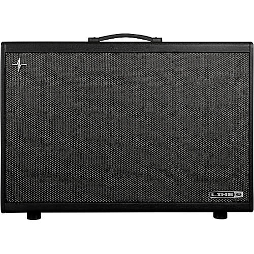 Line 6 Powercab 212 Plus 500W 2x12 Powered Stereo Guitar Speaker Cab Black and Silver