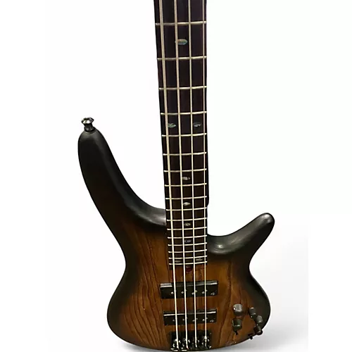 Used Ibanez SR600E Walnut Electric Bass Guitar Walnut