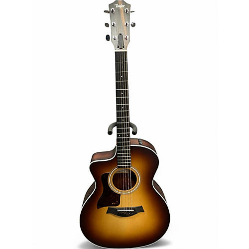 Used Taylor 214ce-K SB Brown Sunburst Acoustic Electric Guitar Brown Sunburst