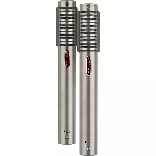 Royer R-122 LIVE Matched Ribbon Microphone Pair Nickel