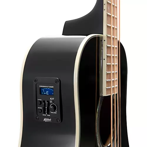 Mitchell EZB Super Short-Scale Acoustic-Electric Bass Guitar Natural