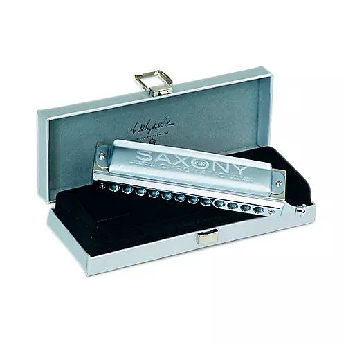 SEYDEL Chromatic SAXONY Harmonica Orchestra C Matte Chrome