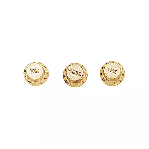 Fender Strat Knobs 1 Volume/2 Tone White