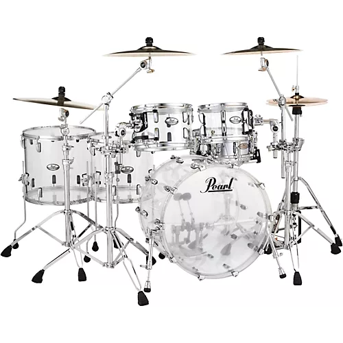 Pearl Crystal Beat 5-Piece Shell Pack Tangerine Glass