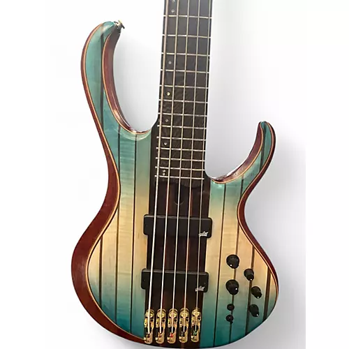 Used Ibanez BTB1935 Caribbean Islet Electric Bass Guitar Caribbean Islet