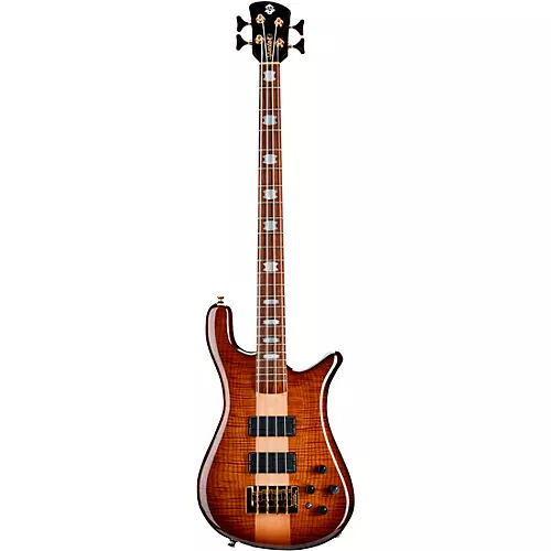 Spector NS4 Roasted Flame Maple Top Electric Bass Tobacco Sunburst