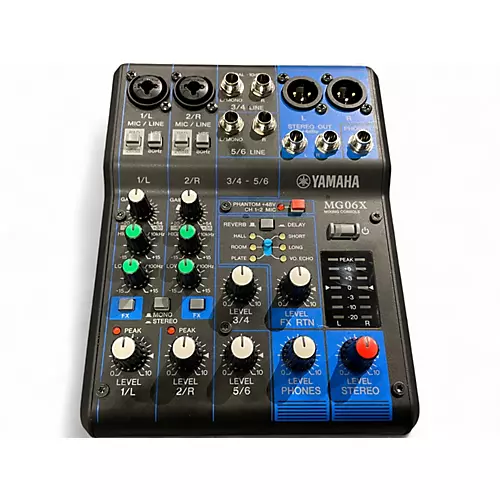Used Yamaha MG06X Unpowered Mixer