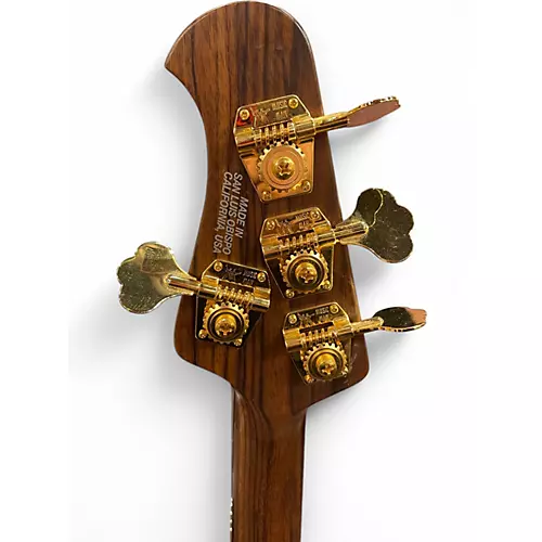 Used 2014 Ernie Ball Music Man StingRay HH Limited All-Rosewood Neck Metallic Pace Car Blue Electric Bass Guitar Metallic Pace Car Blue