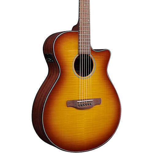 Ibanez AEG70 Flamed Maple Top Grand Concert Acoustic-Electric Guitar Blue Ocean Burst