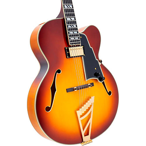 D'Angelico Excel EXL-1 Hollowbody Electric Guitar Dark Iced Tea Burst