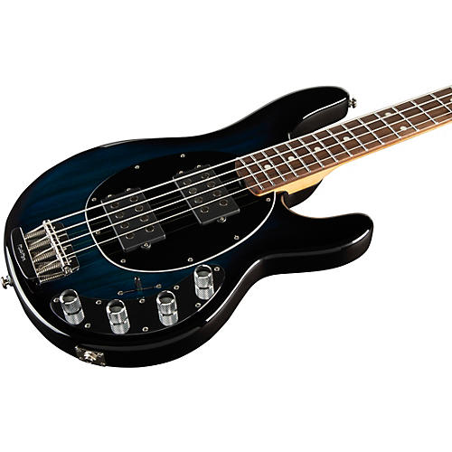 Ernie Ball Music Man StingRay Special HH Electric Bass Guitar Black and Chrome
