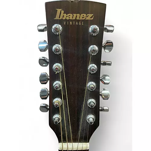 Used 1980s Ibanez V302 Natural 12 String Acoustic Guitar Natural