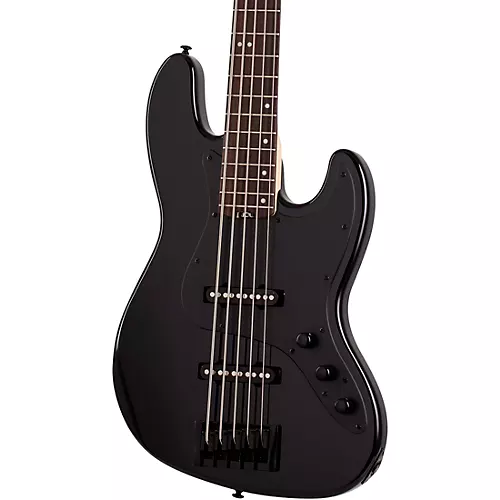 Schecter Guitar Research J-5 Rosewood Fingerboard 5-String Bass Gloss Black
