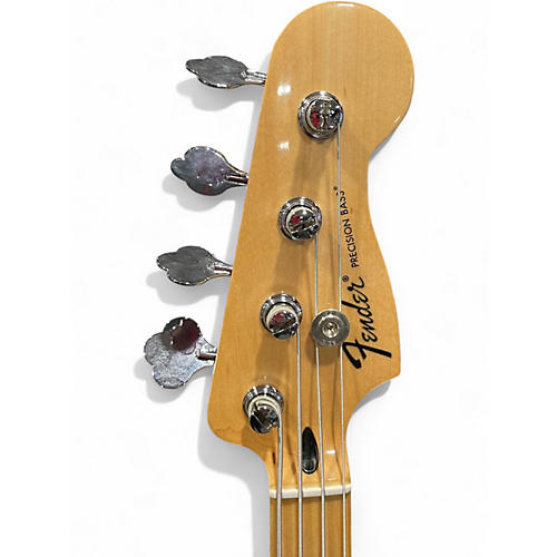 Used Fender Standard Precision Bass Olympic White Electric Bass Guitar Olympic White