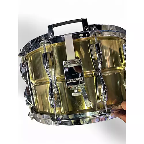 Used Yamaha 14in SD498 SNARE BRASS Drum BRASS 33