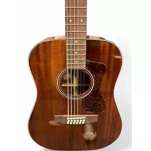 Used Guild D1212 Mahogany 12 String Acoustic Electric Guitar Mahogany